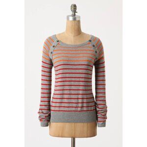 Anthropologie | Sparrow Gradated Stripes Pullover S